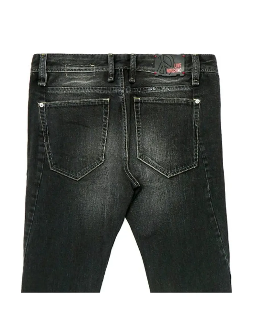 Logo Details Jeans