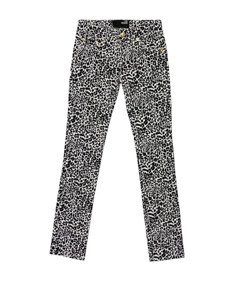 Leopard Print Jeans