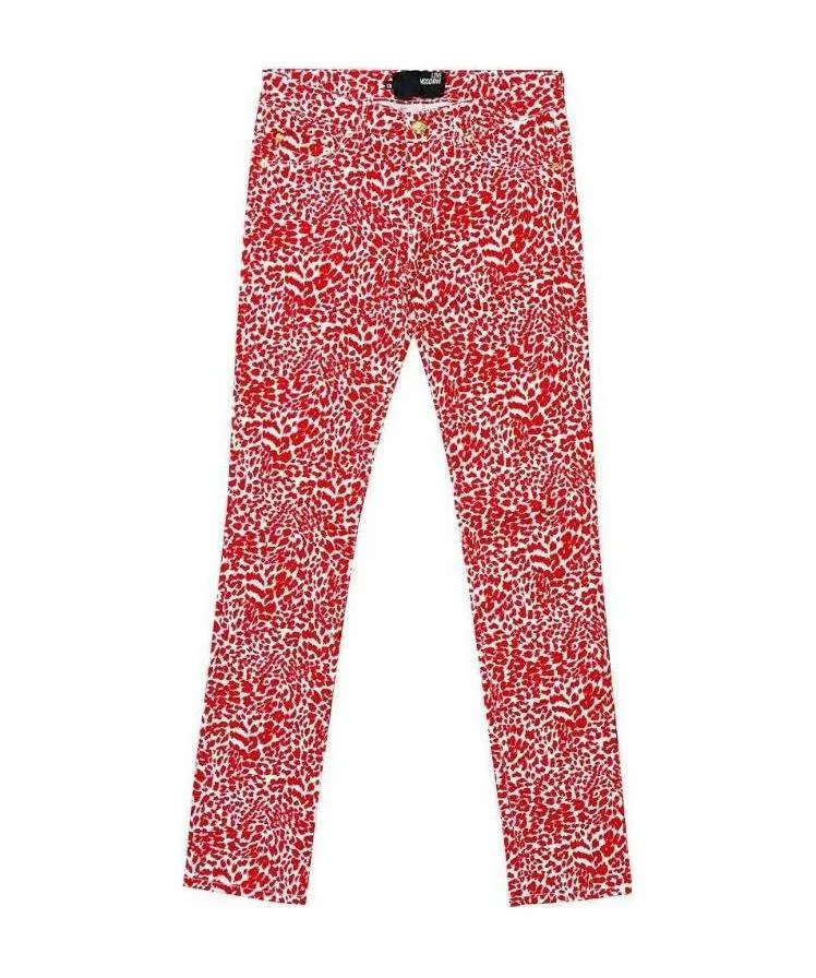 Leopard Print Jeans