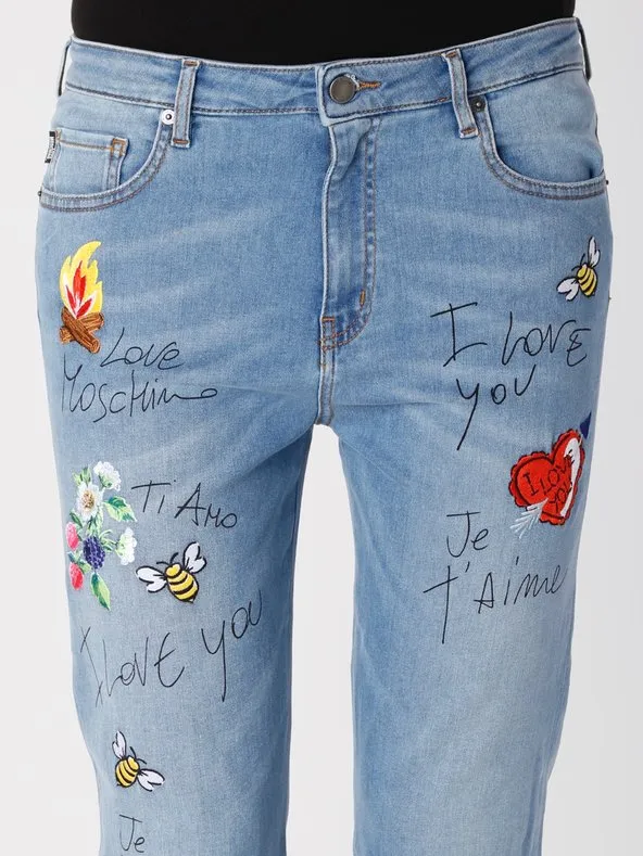 Printed Jeans
