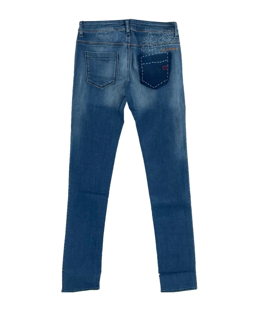 Belt-Strap Jeans