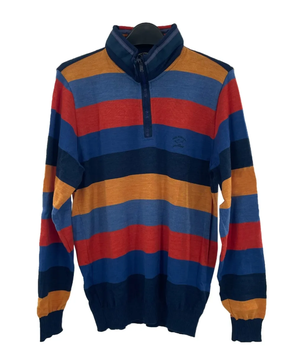 Striped Long-Sleeved Sweater