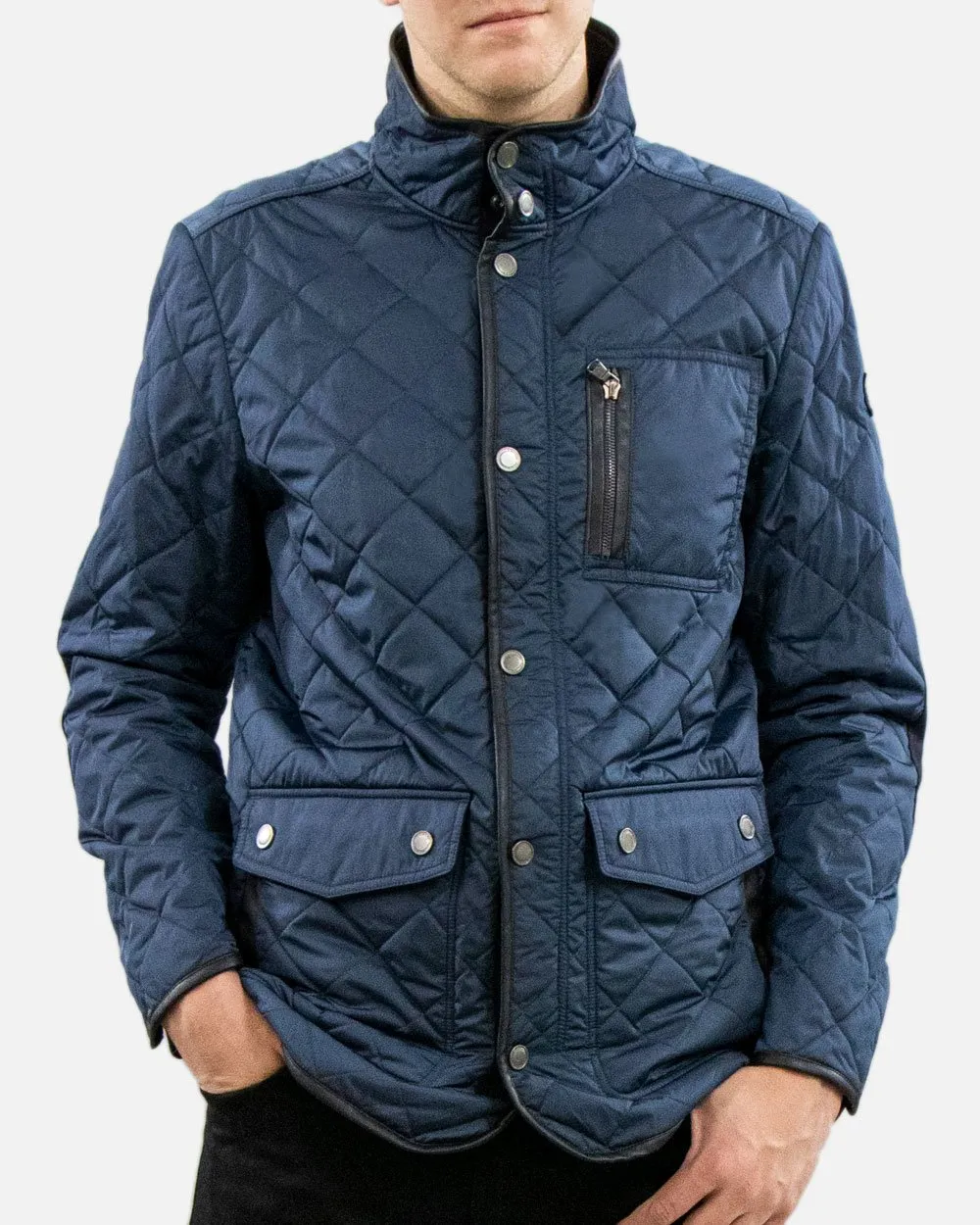 High-Necked Quilted Padded Jacket