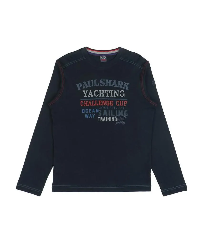 Logo Printed Long-Sleeved T-Shirt