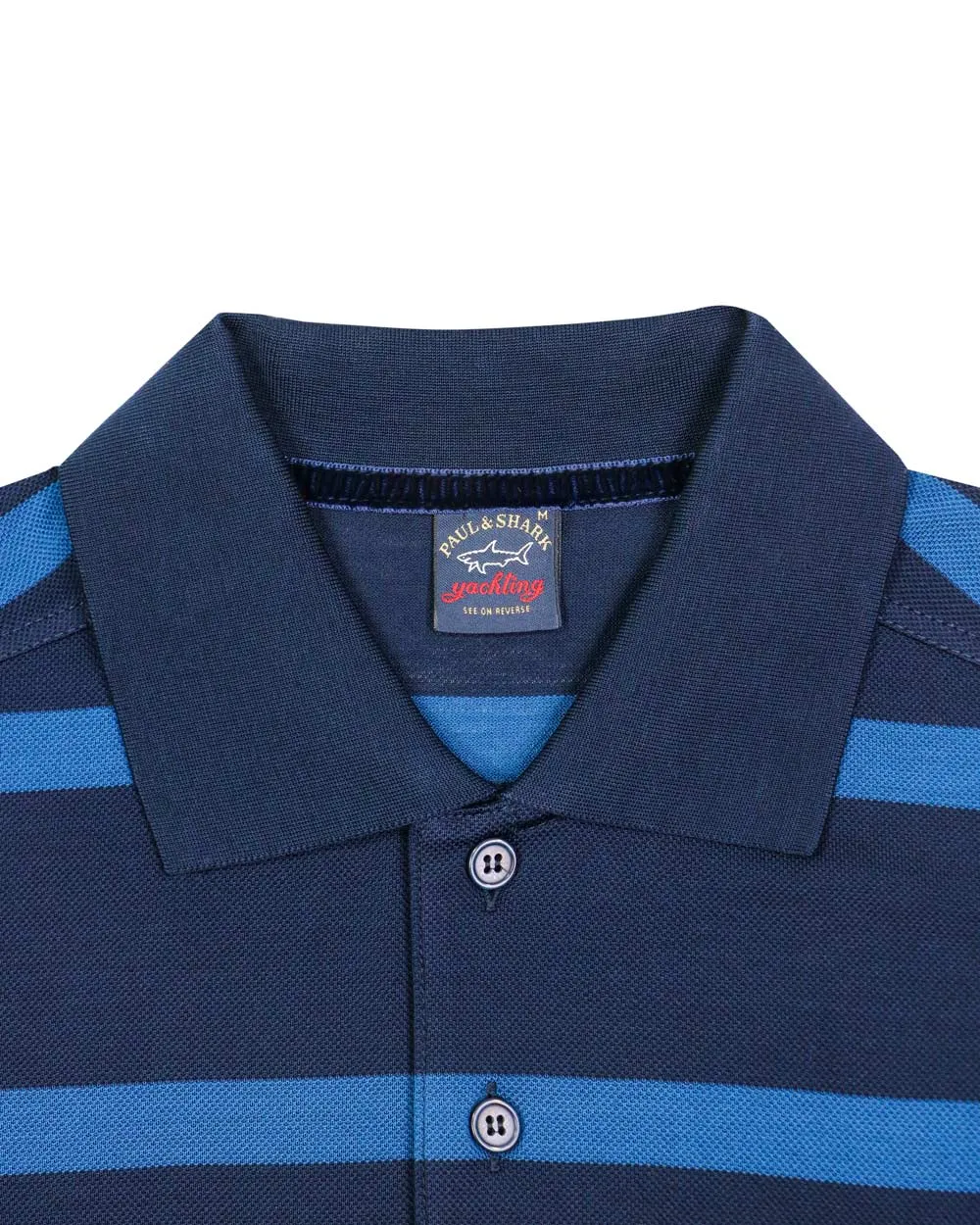 Striped Logo Polo Shirt