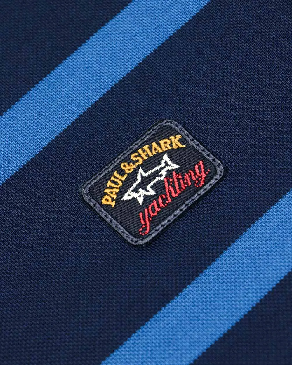Striped Logo Polo Shirt