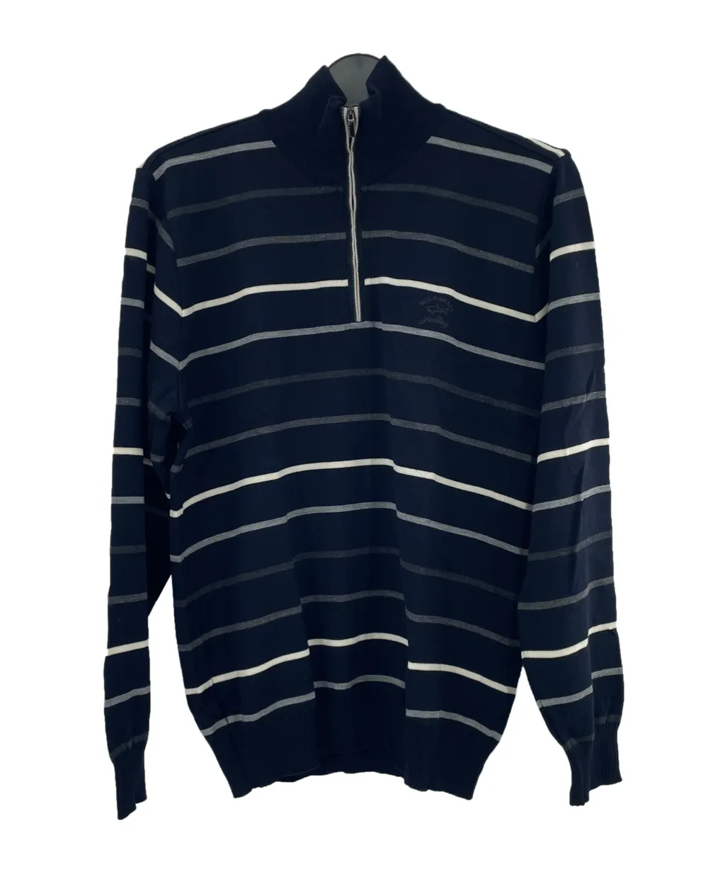 Striped Long-Sleeved Sweater