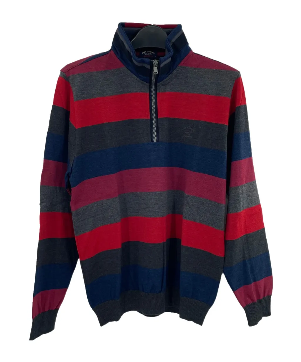 Striped Long-Sleeved Sweater