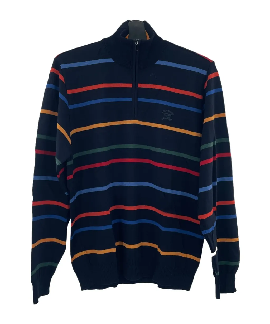 Striped Long-Sleeved Sweater