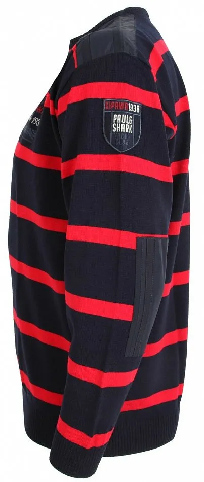 Black Striped Pullover