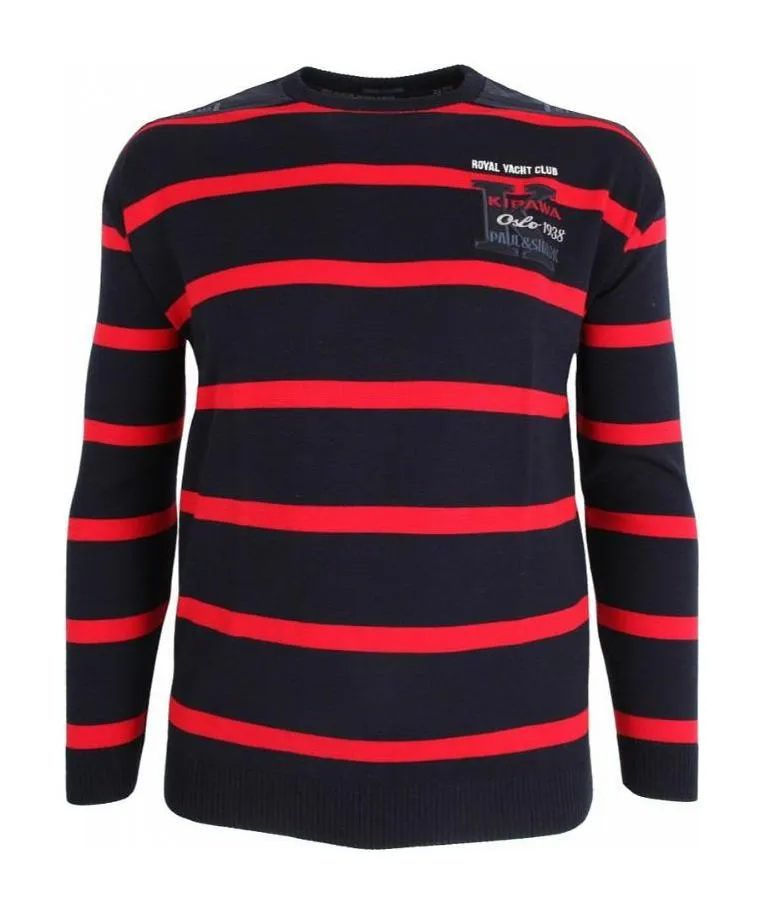 Black Striped Pullover