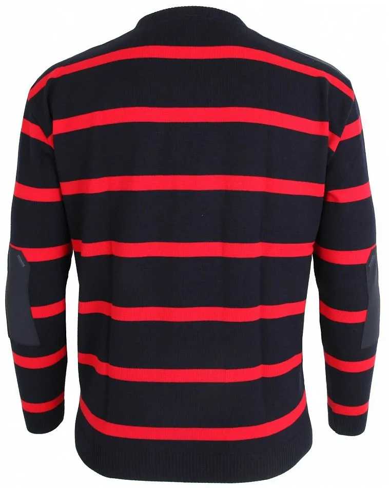 Black Striped Pullover