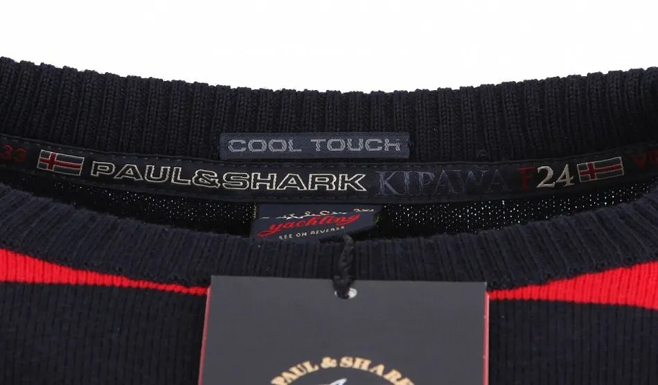 Black Striped Pullover