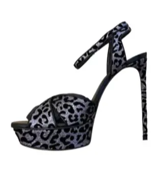 Logo High-Heeled Sandals