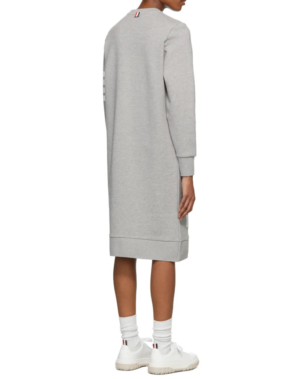 Thom Browne 4-Bar Sleeve Sweatshirt Dress