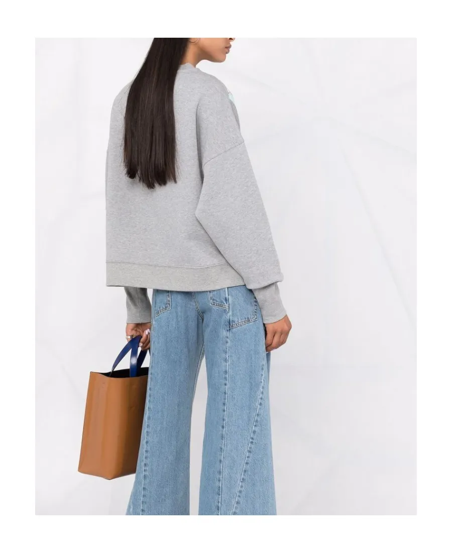 Illustration-Print Cotton Sweatshirt