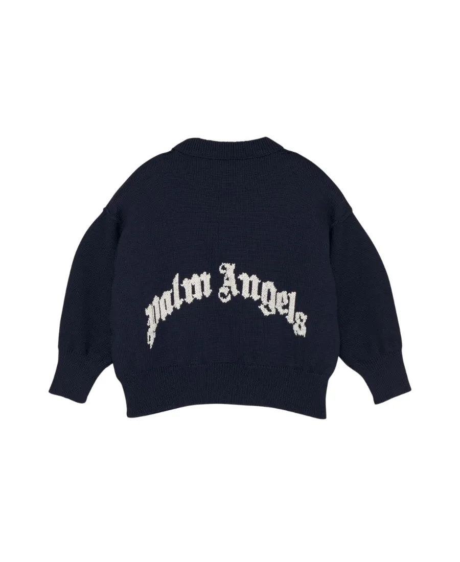 Logo-Print Wool Jumper
