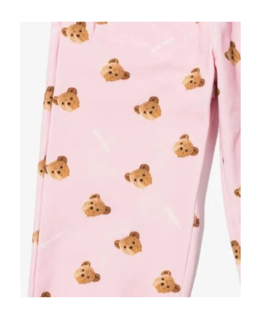 All-Over Teddy Bear Print Trousers