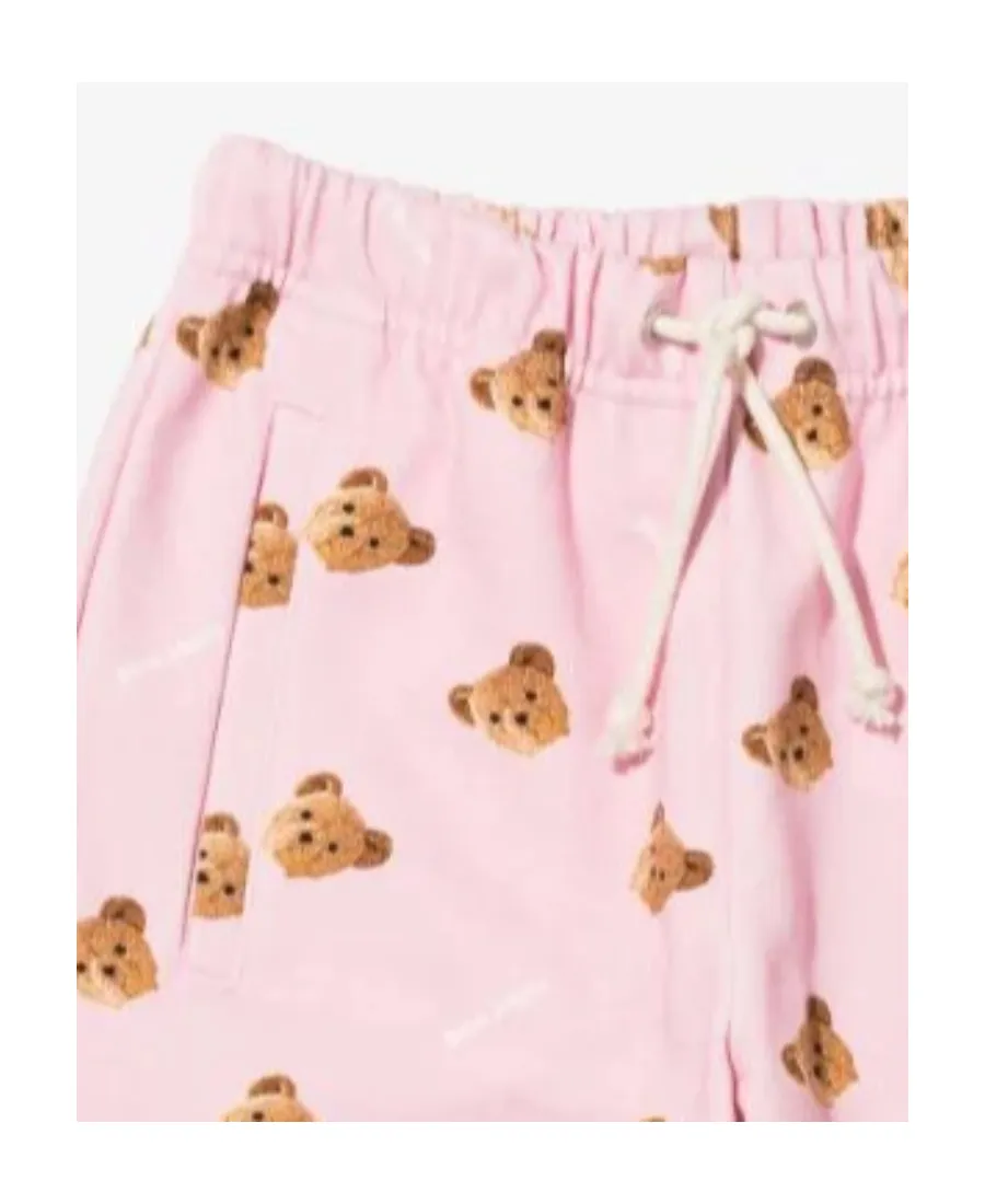 All-Over Teddy Bear Print Trousers