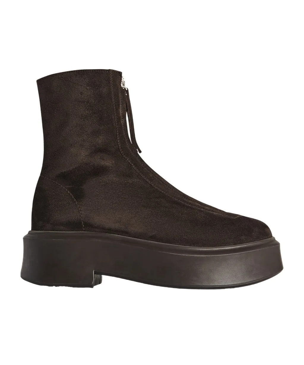 The Row Front Zipped Boots