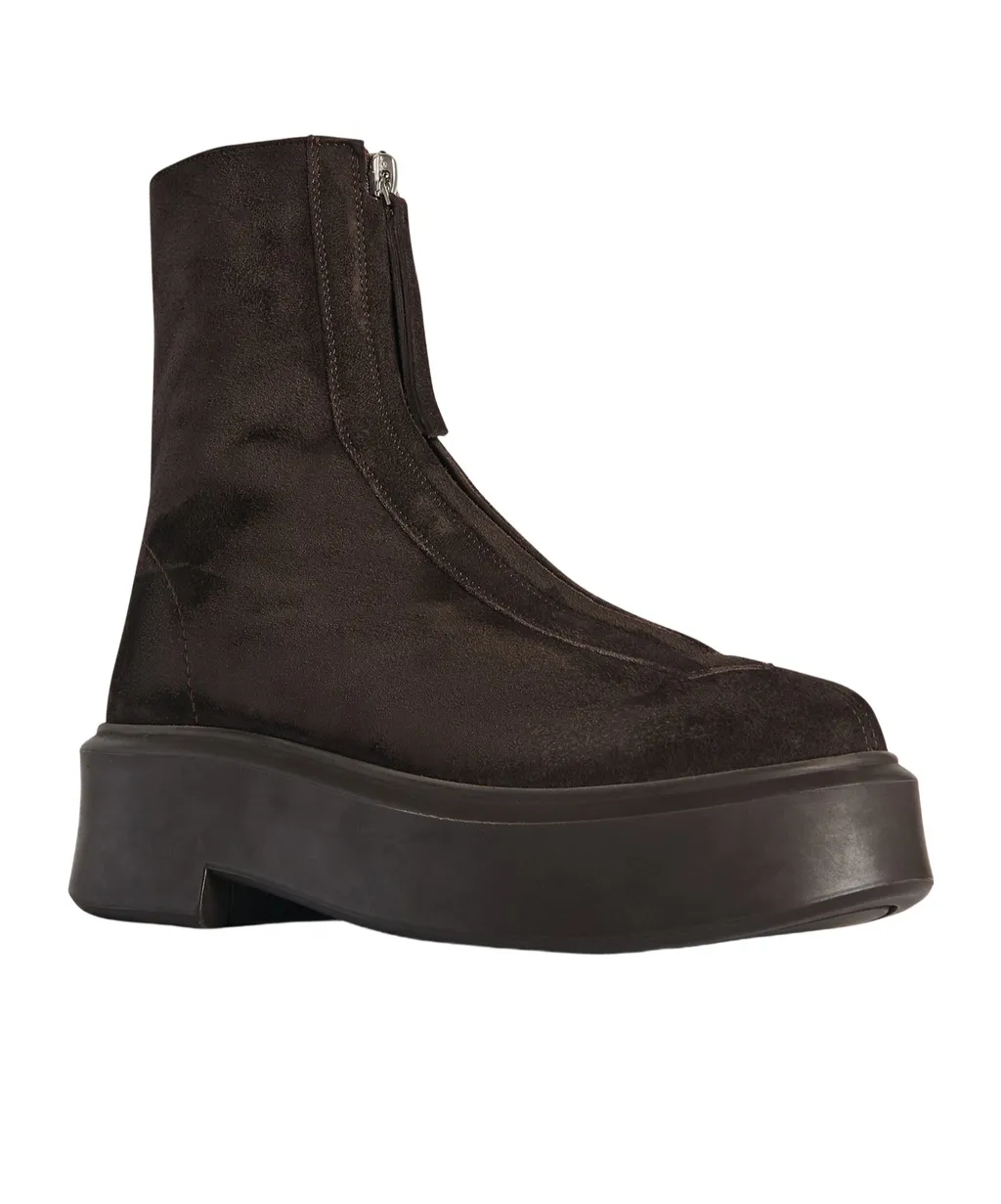 The Row Front Zipped Boots