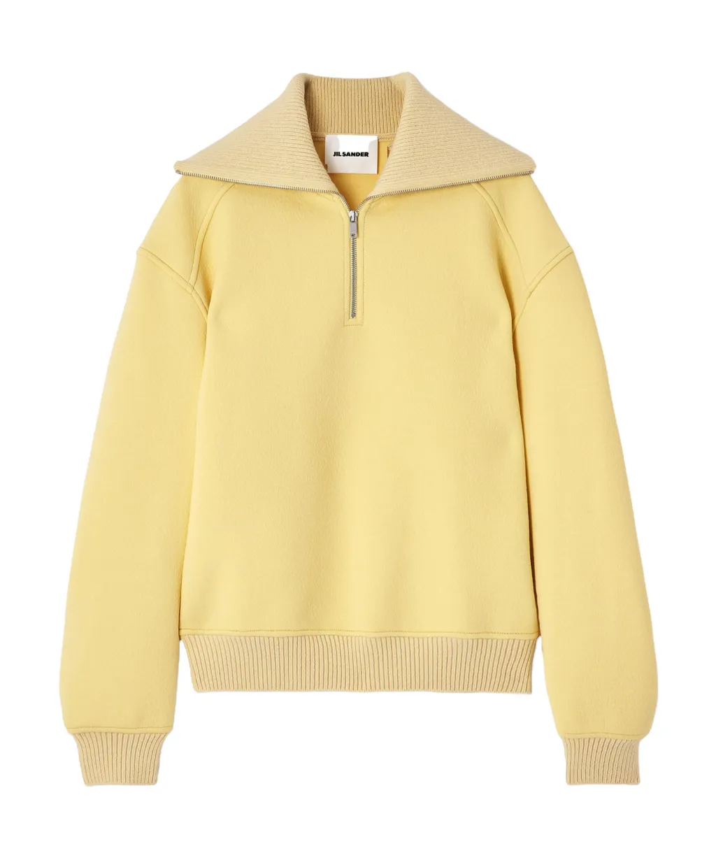 Oversized Wool-Blend Sweatshirt