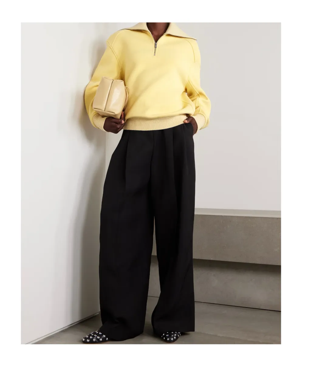Oversized Wool-Blend Sweatshirt