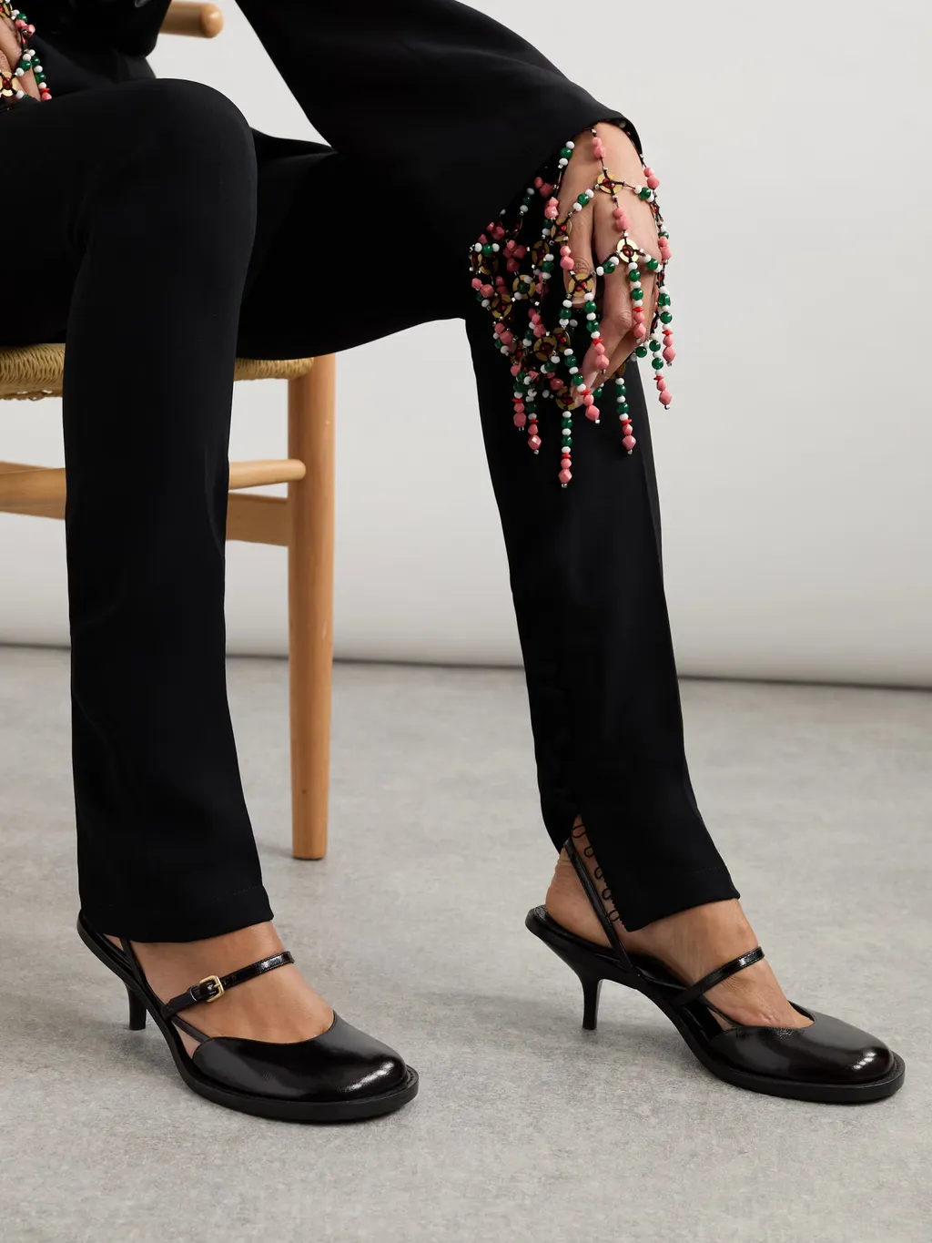Open-Toe High-Heeled Sandals