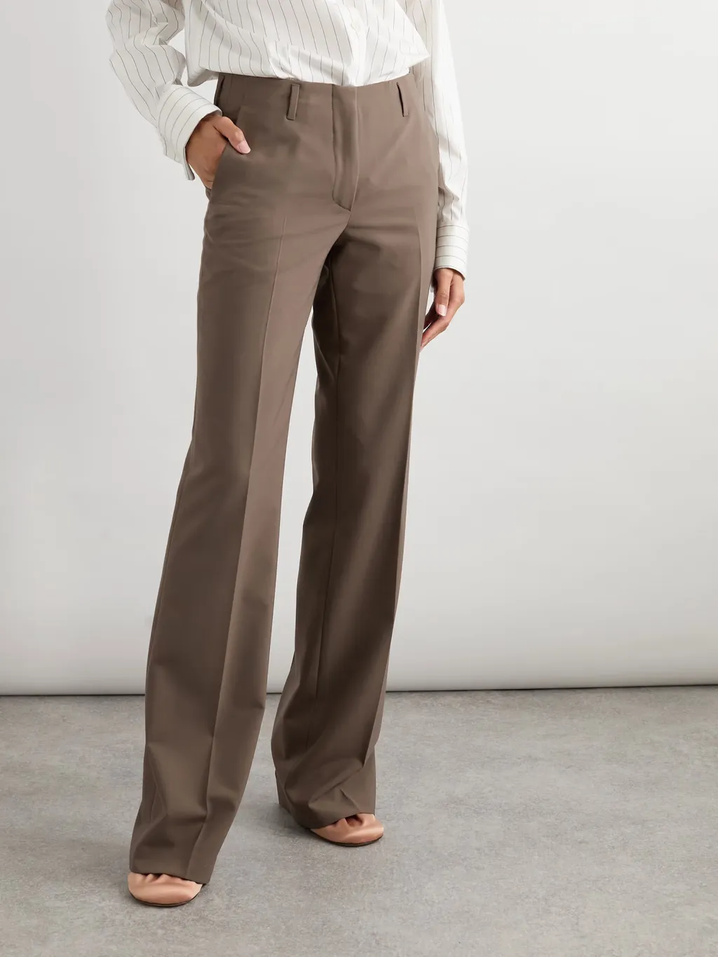 Casual Pants With Belt Loops