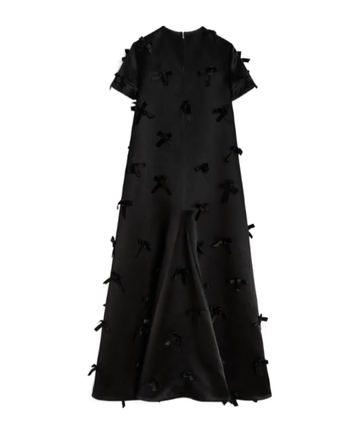 Satin A-Line Dress