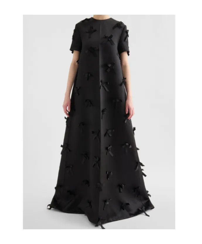 Satin A-Line Dress
