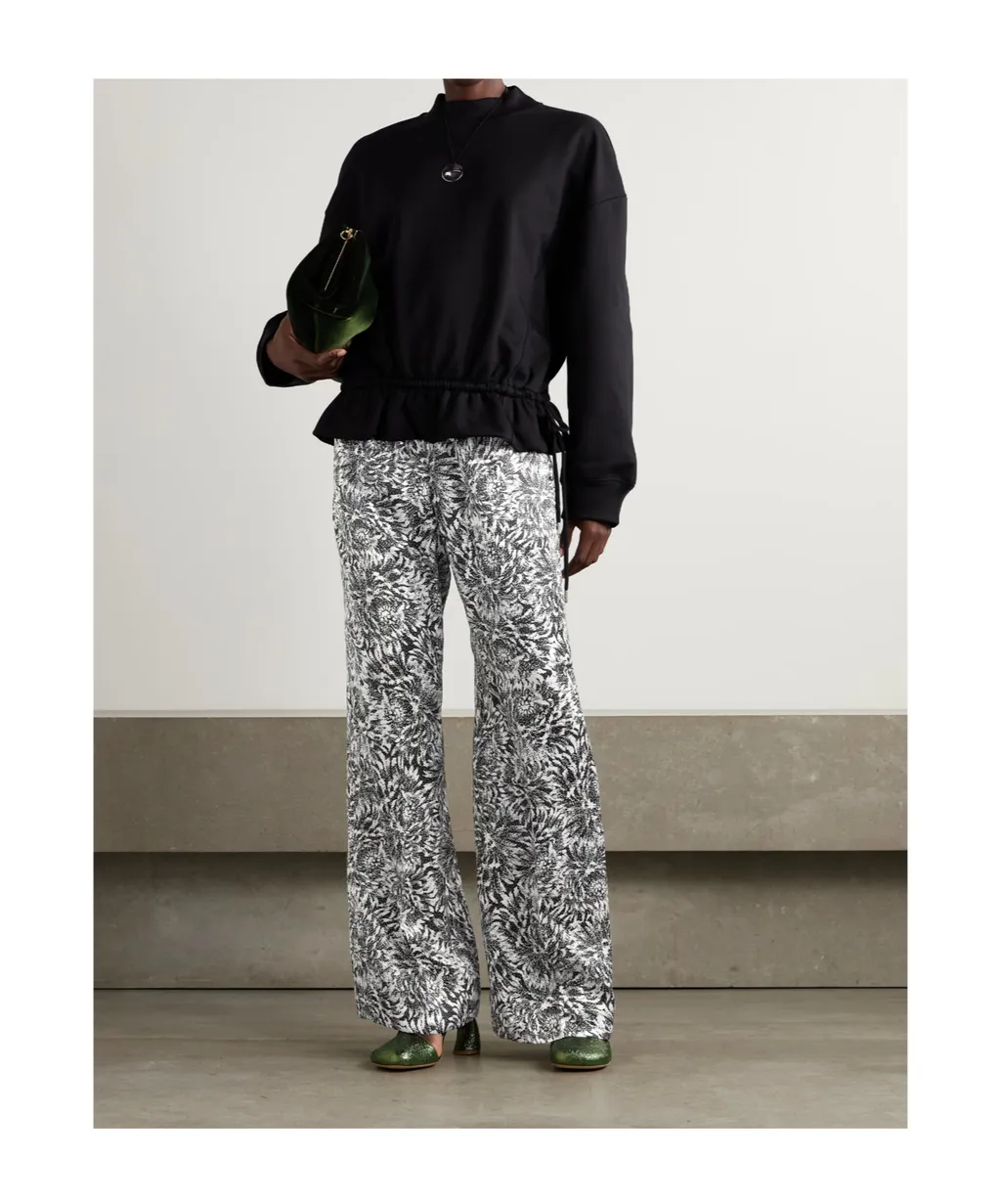 Elastic Waist Casual Pants