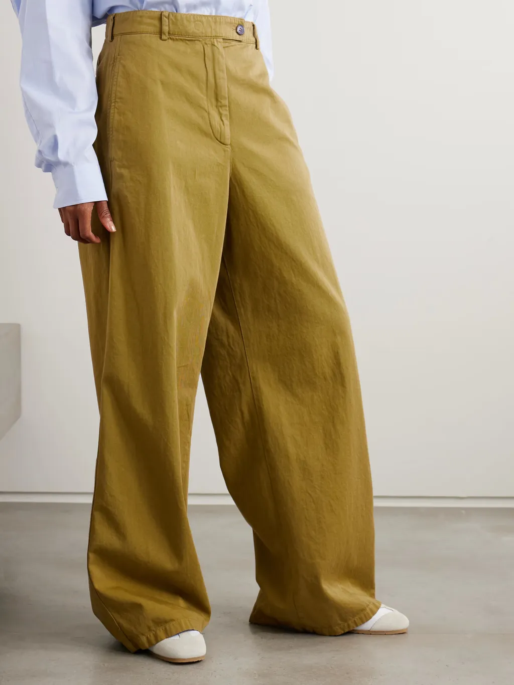 Casual Pants With Belt Loops
