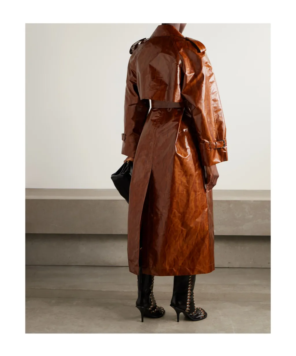 Long-Sleeved Trench Coat