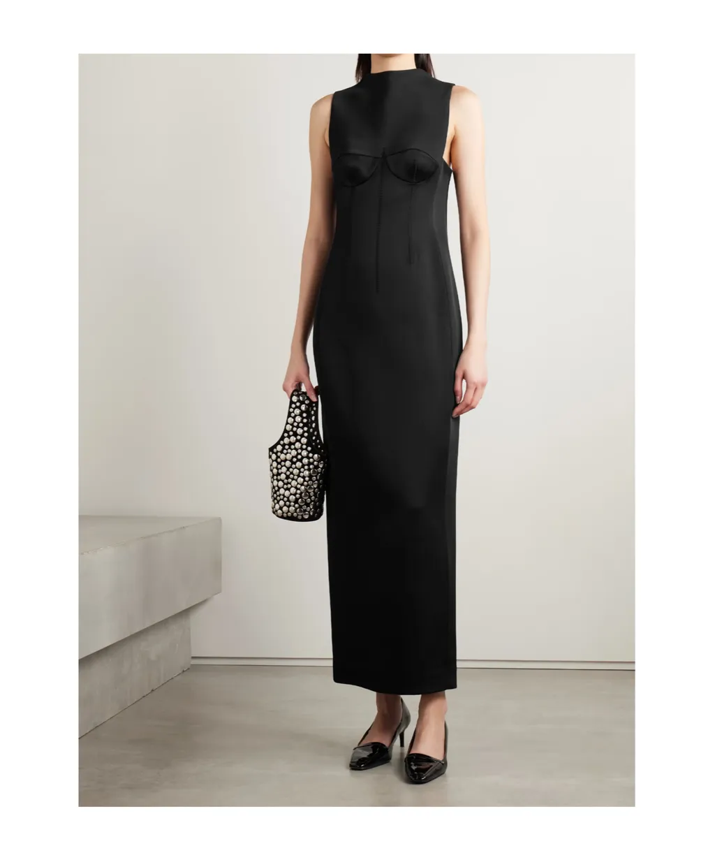 Shoshanna Bustier-Shape Maxi Dress
