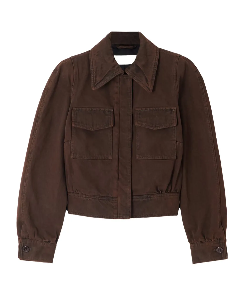 Long-Sleeved Denim Jacket