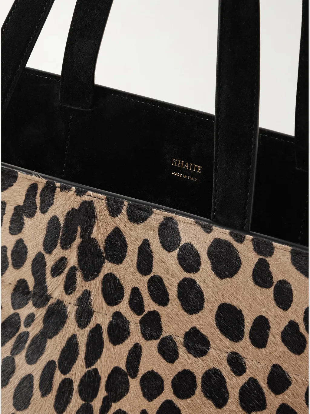 Crosby Leather-Trimmed Leopard-Print Calf Hair Tote