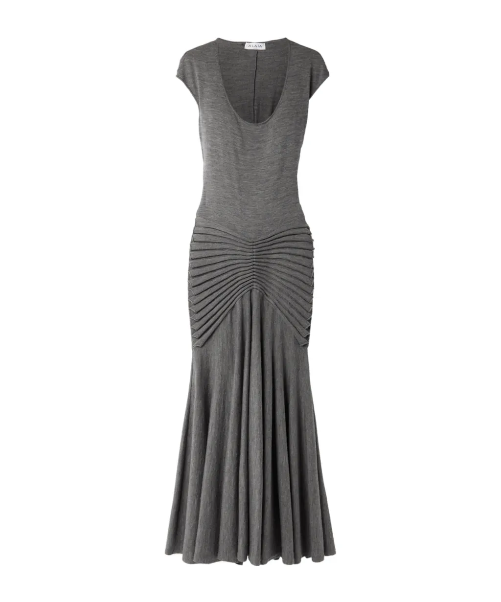 Pleated Long Skirt