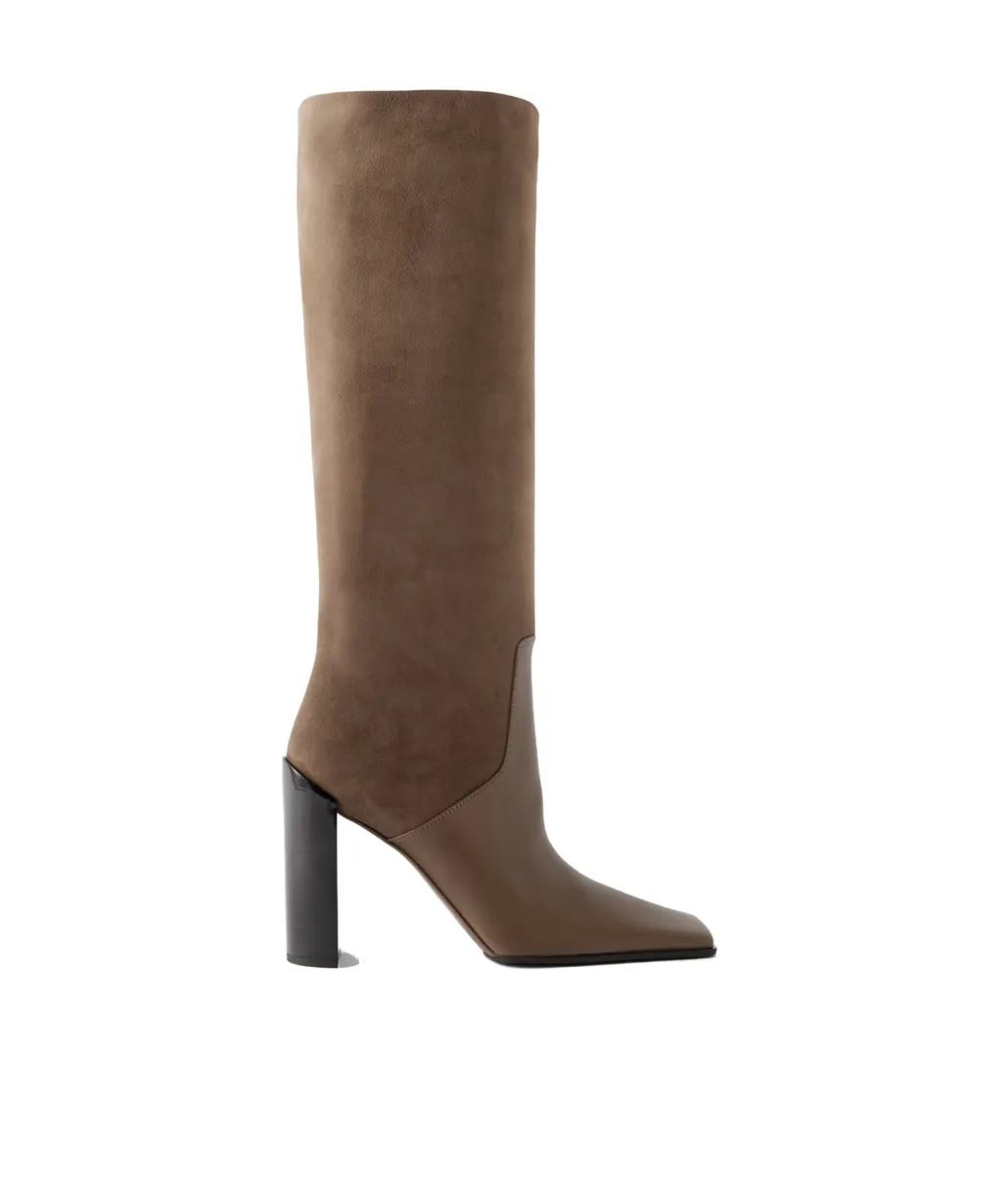Square-Toe Boots