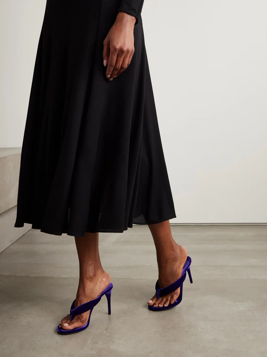 90Mm Thong Heeled Sandals