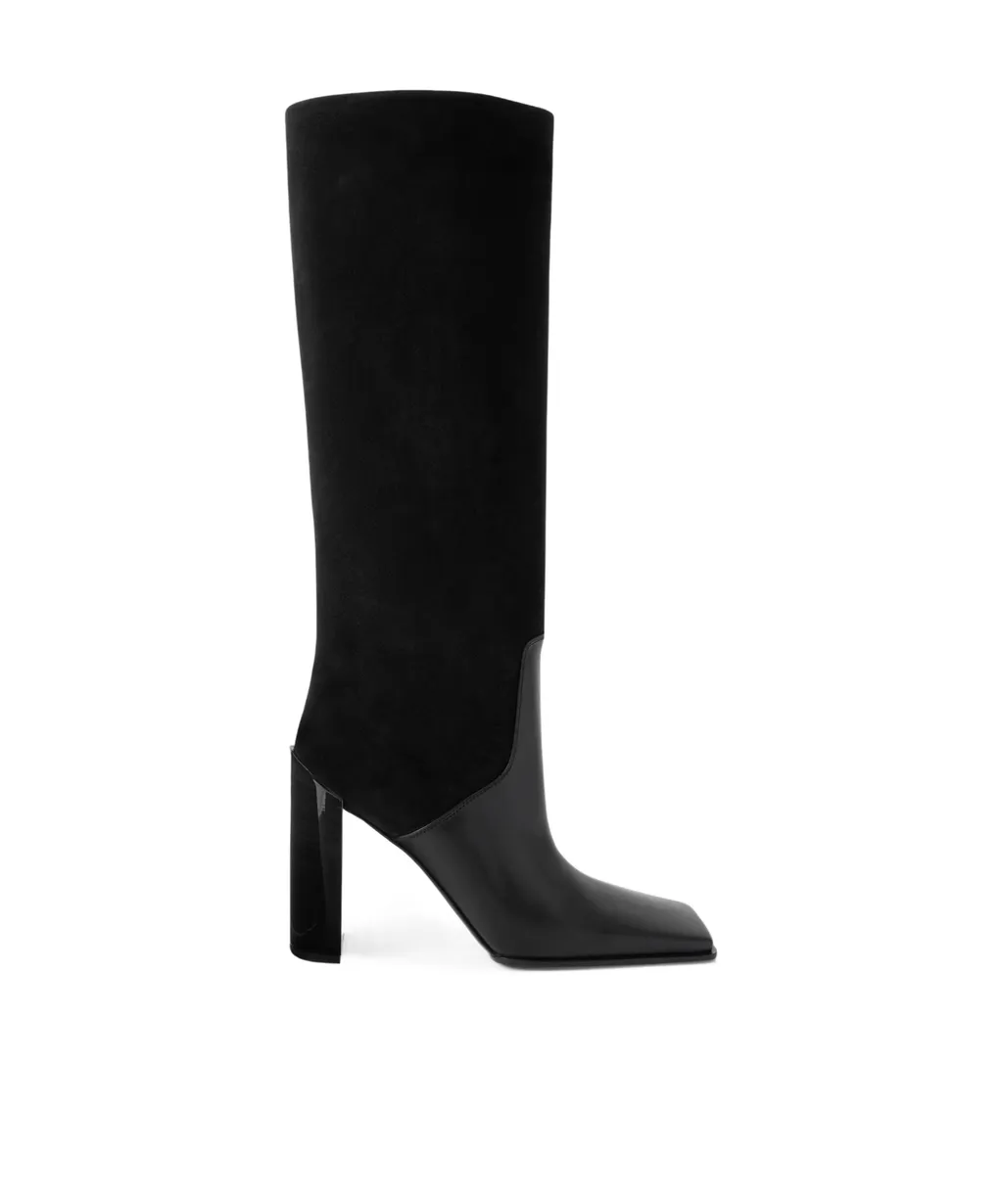 Square-Toe Boots