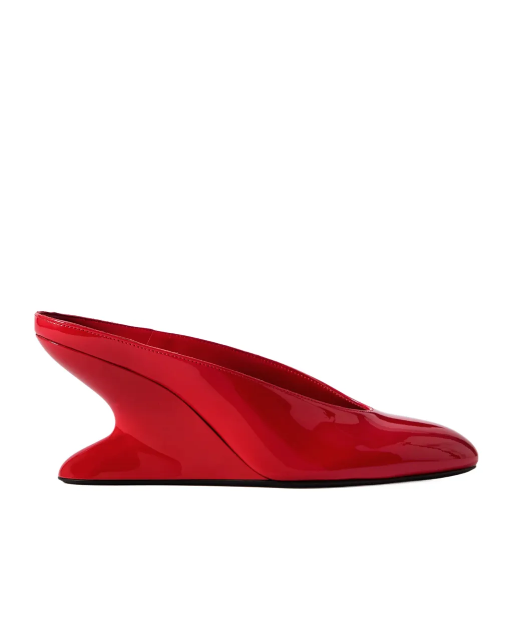 Alaa Curve Wedge Mules