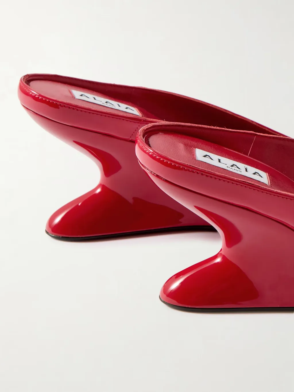 Alaa Curve Wedge Mules