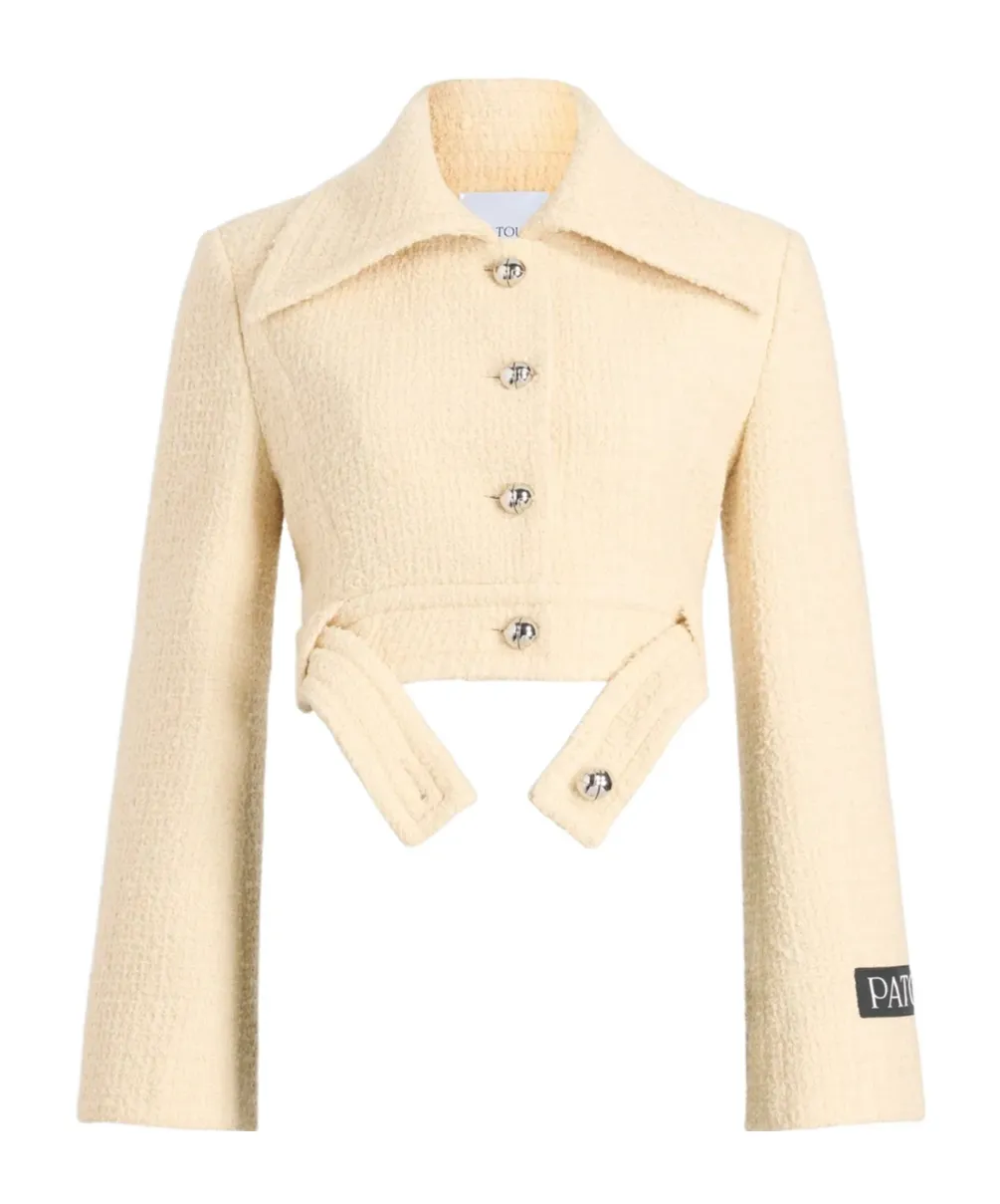 Belted Cropped Jacket