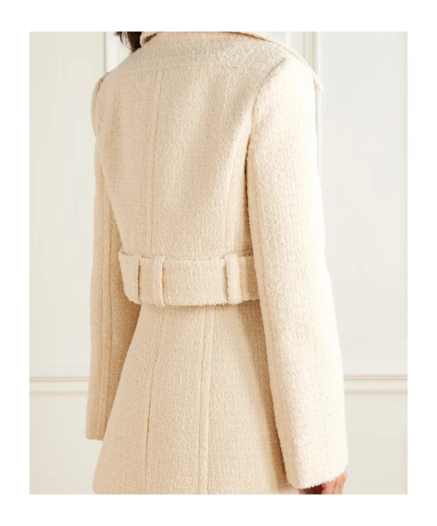 Belted Cropped Jacket