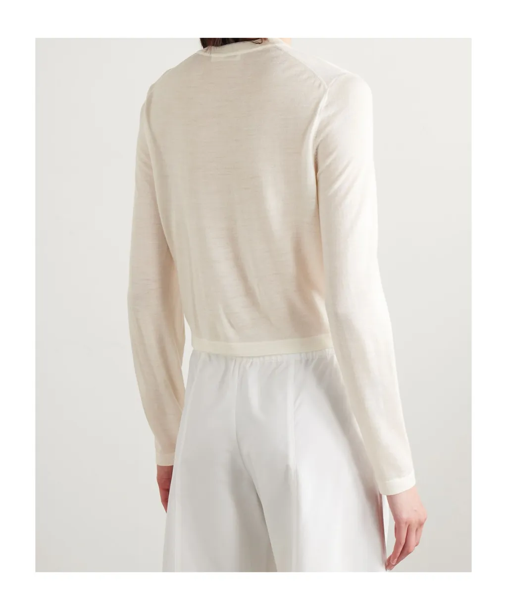 Long-Sleeved Knitted Shirt
