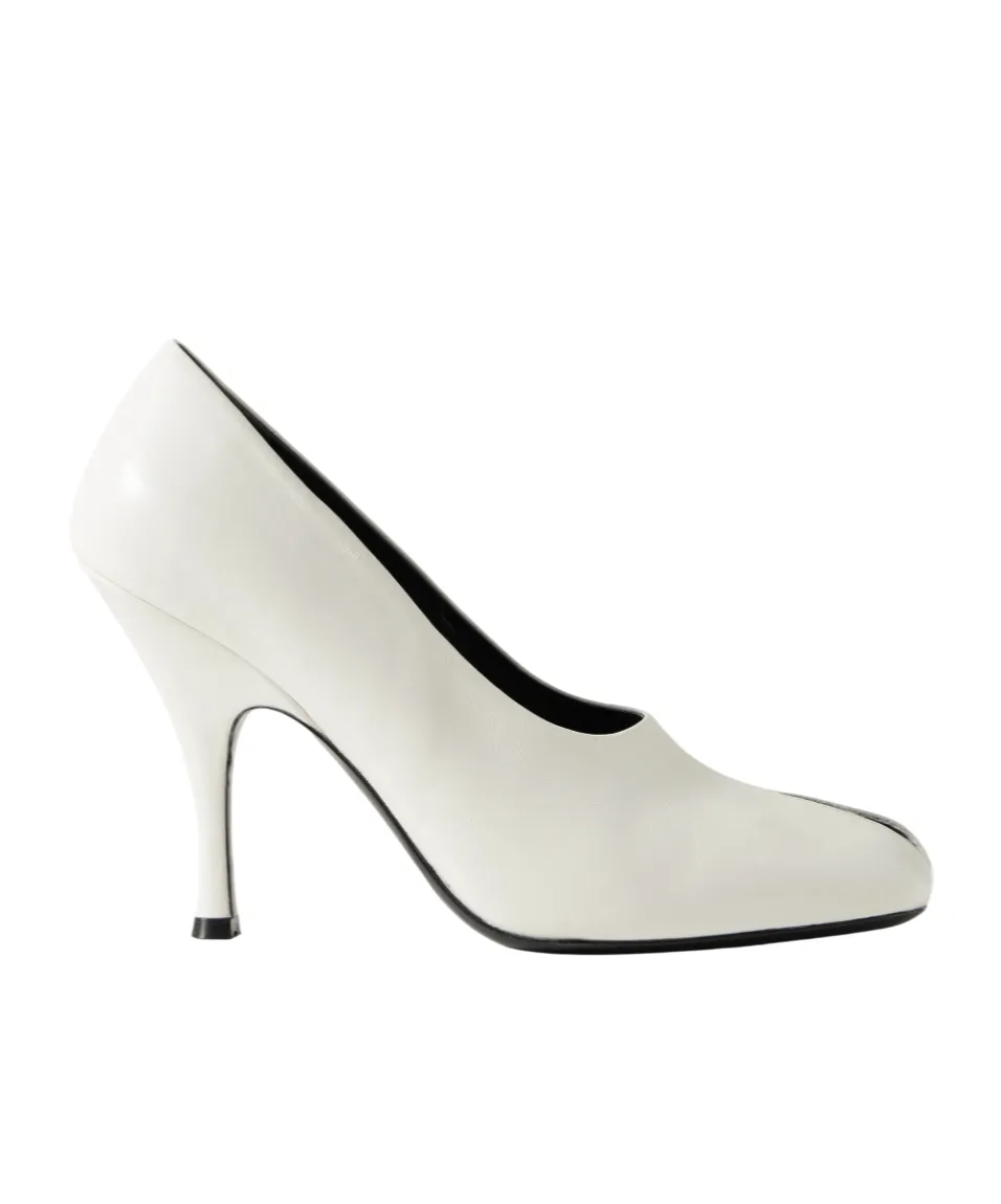 Khaite Eva Peep Toe Pumps