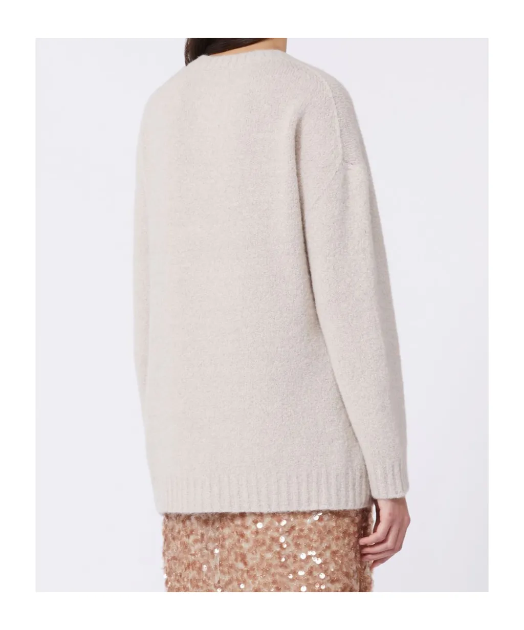 Oversized Alpaca And Cotton Sweater