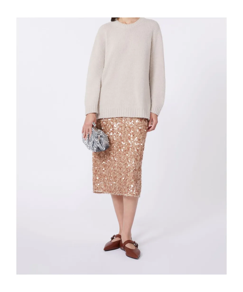 Oversized Alpaca And Cotton Sweater