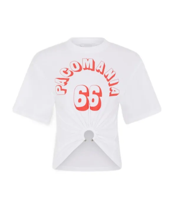 Rabanne Printed Piercing T-Shirt